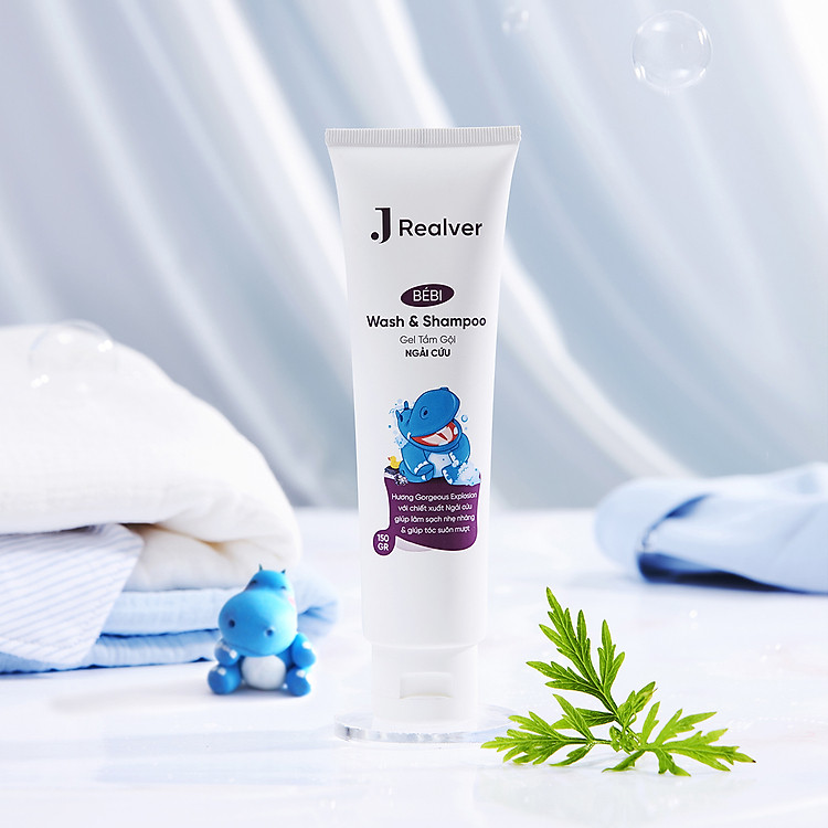 Gel Tắm Gội Ngải Cứu JRealver 150g Tiết kiệm - Hình ảnh 4