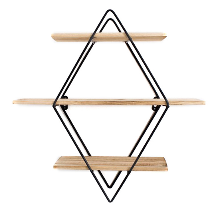 Kệ trang trí treo tường hình thoi