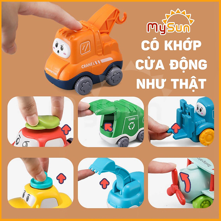 Bộ xe ô tô đồ chơi cao cấp cho bé Chính hãng Giá tốt - Hình ảnh 5