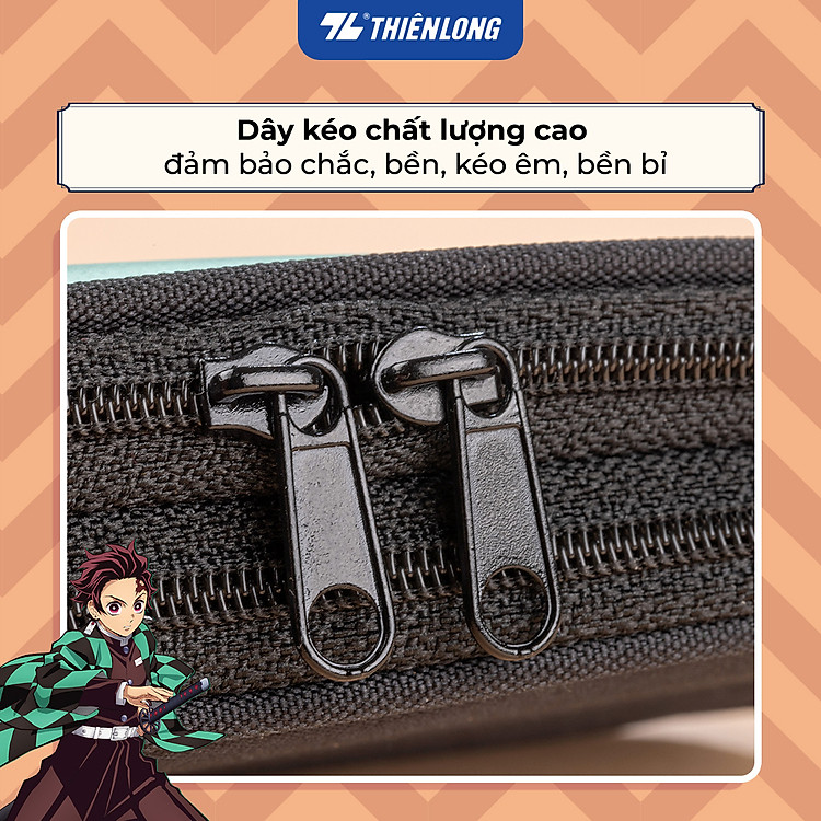 Túi Bóp Đựng Bút Demon Slayer PCA-022/DS - Hồng - Ảnh 4