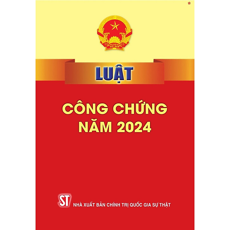 Luật công chứng năm 2024 – bản in 2025