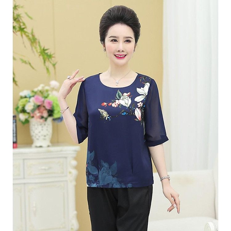 Bộ quần áo trung niên cho mẹ /Thời trang mùa hè cho mẹ