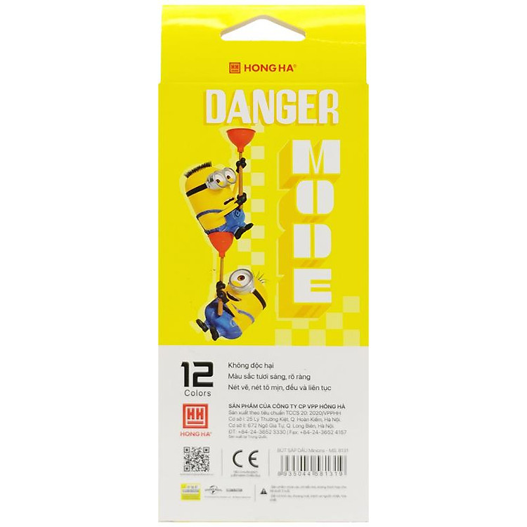 Hộp Bút Sáp Dầu Minions (12 chiếc) - Ảnh 3