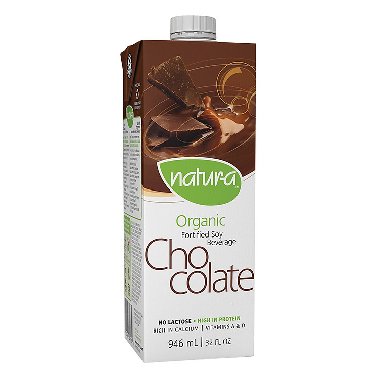 Sữa Đậu Nành Hữu Cơ Natura Socola Soy Beverage Chocolate (946ml / Hộp)