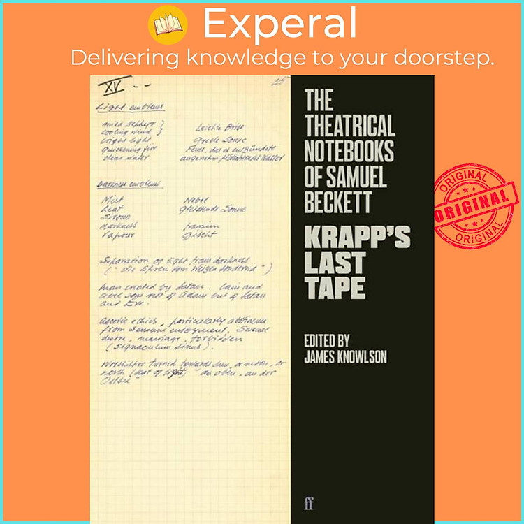 Sách - The Theatrical Notebooks of Samuel Beckett - Krapp's Last Tap by Professor James Knowlson (UK edition, paperback)