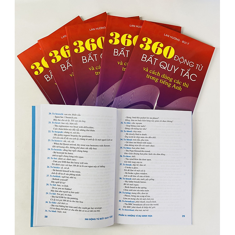 NDB – 360 Động Từ Bất Qui Tắc