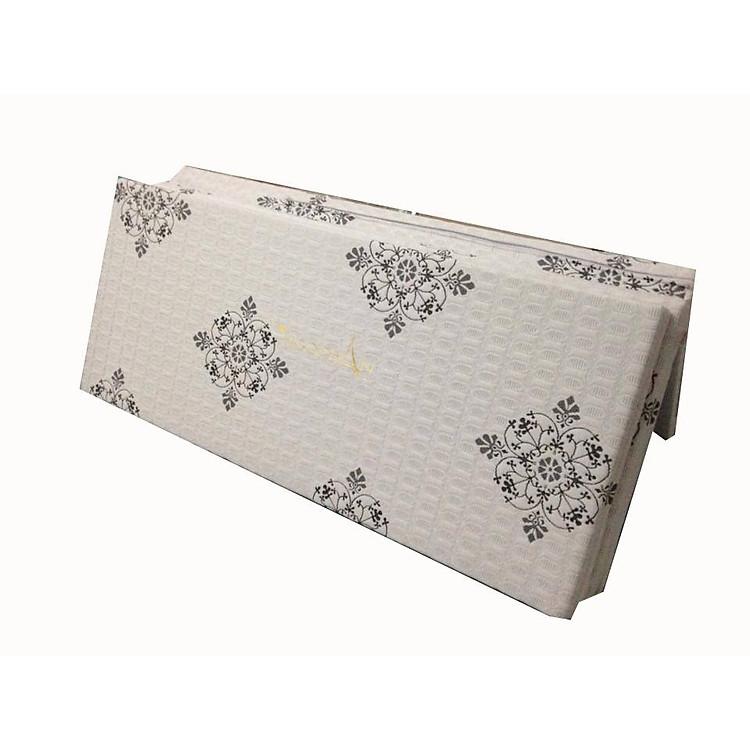 Nệm Bông Ép Galaxy Cao Cấp Gấp 3 Vải Gấm Đan Mạch - 9cm ( giao màu ngẫu nhiên )