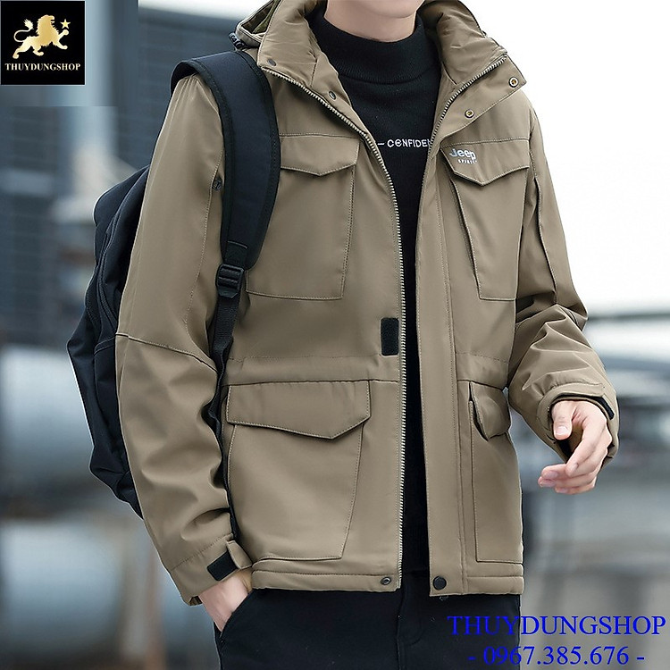 Áo phao nam trẻ trung Lót Lông mẫu mới NAP78