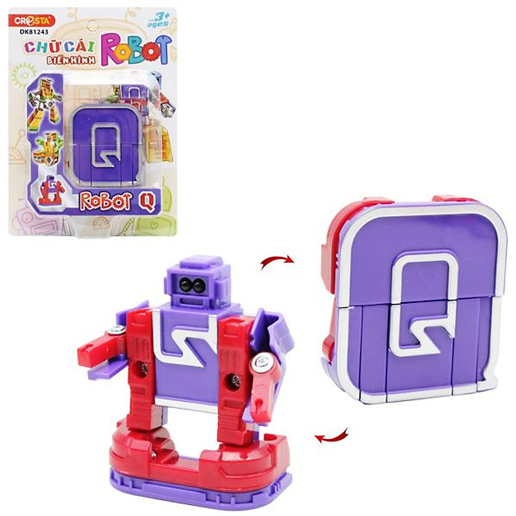 Đồ Chơi Lắp Ráp Robot Chữ Cái Q Chính hãng Ưu đãi - Hình ảnh 2