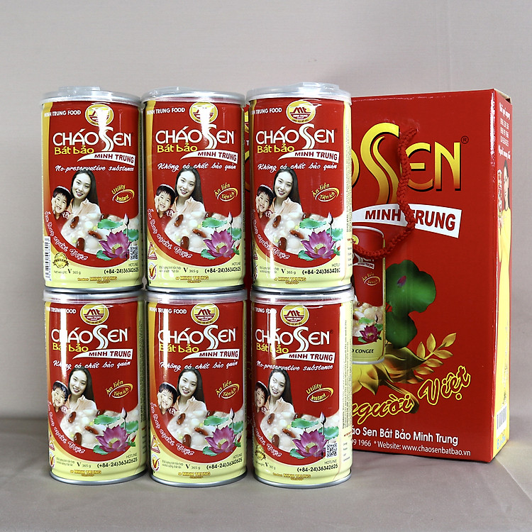 Cháo sen bát bảo Minh Trung 365g - CSBB 6 (combo 6 lon)