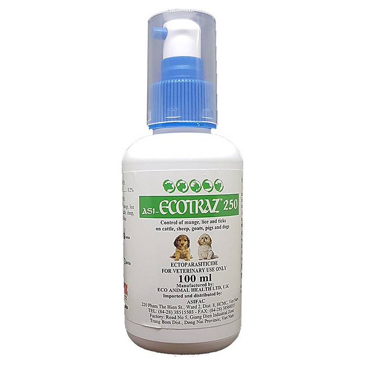 Chai xịt trị ve ghẻ bọ chét chó mèo hương trái cây