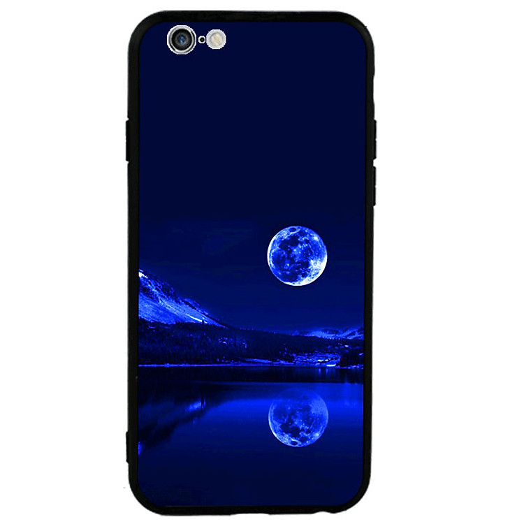 Ốp lưng viền TPU cao cấp cho Iphone 6 Plus - Moon 02