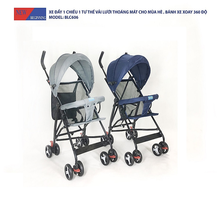 Xe đẩy lưới siêu nhẹ Blue Chính hãng Giá rẻ - Hình ảnh 5