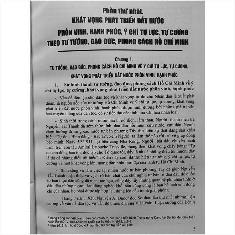 Chủ Tịch Hồ Chí Minh Khát Vọng Độc Lập Dân Tộc và Phát Triển Đất Nước - V2043T - Ảnh 3