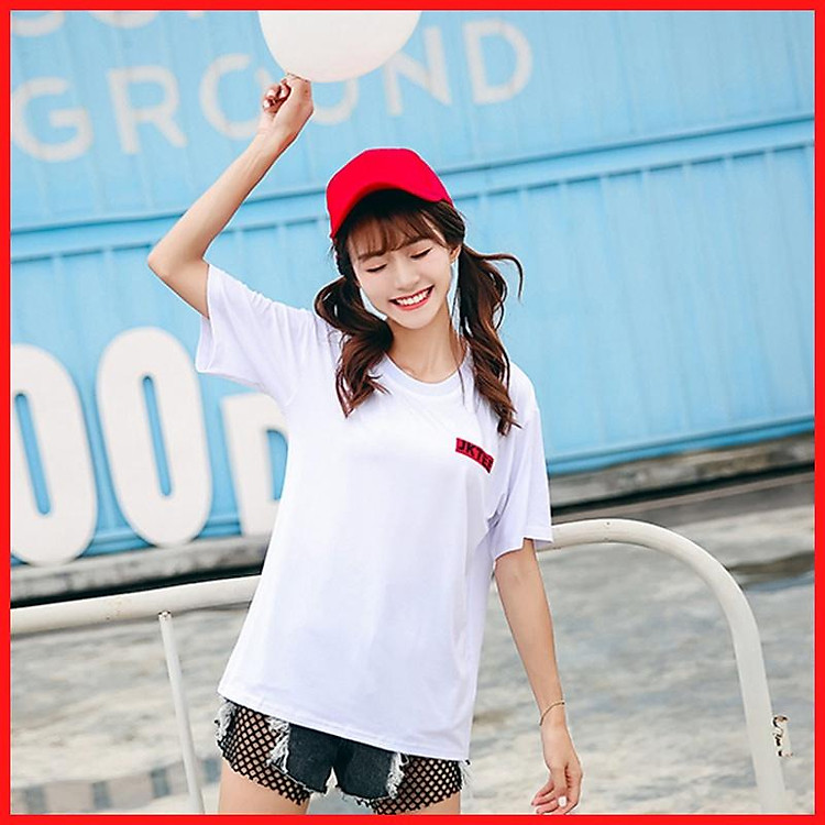 Áo Thun Nữ Tay Lỡ Unisex In Logo JKTEE ATN2657 - J.A Shop