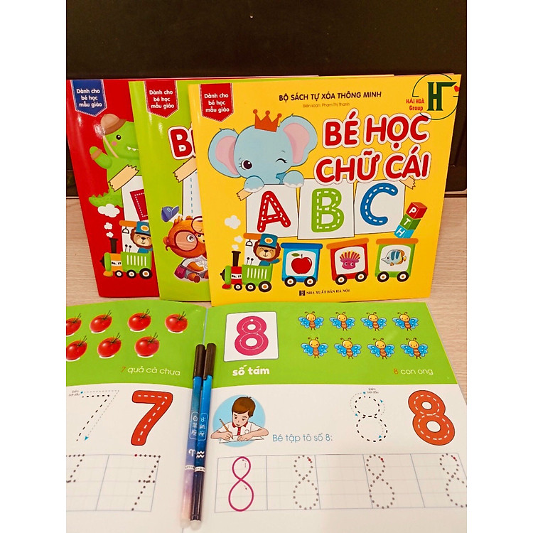 Combo 8 cuốn sách Tự Xoá Thông Minh cho bé - Ảnh 5