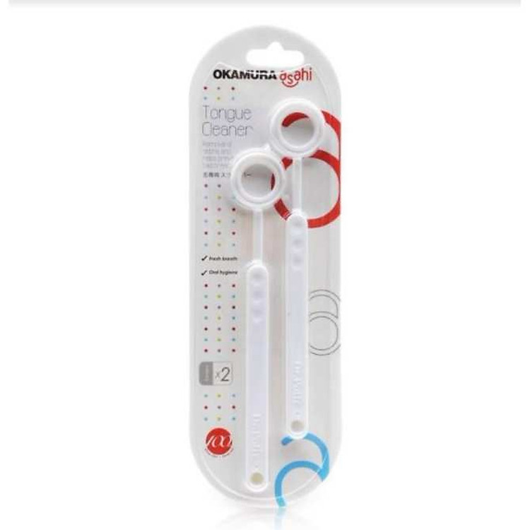 Dụng cụ cạo lưỡi cao cấp Nhật gói 2 chiếc - Okamura (Japan)