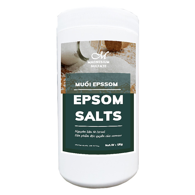 MAGNESIUM SULFATE MgSO4 Muối Epsom Salt 1kg