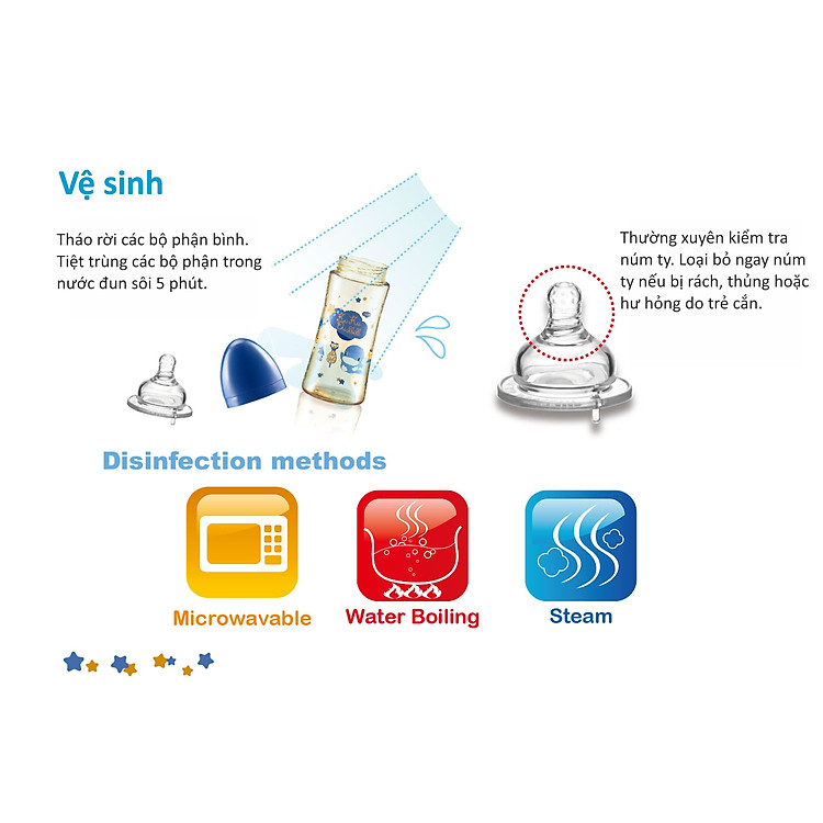 Mua Bình sữa cổ rộng PPSU KUKU 300ML Giá rẻ - Hình ảnh 3