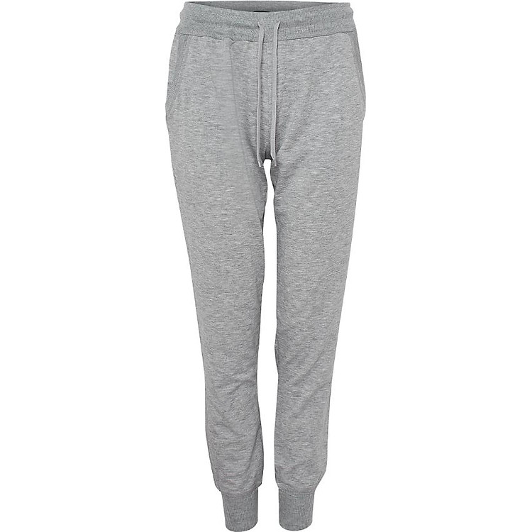 Quần Jogger Nữ Hoa Long Xám Tiêu