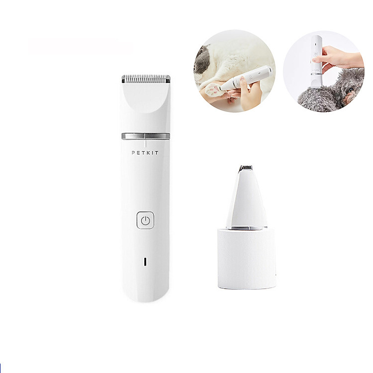 Tông đơ cạo lông và cắt móng chó mèo 2 trong 1 Xiaomi Petkit không thấm nước và có thể sạc lại, 600Mah Ipx7 - INTL