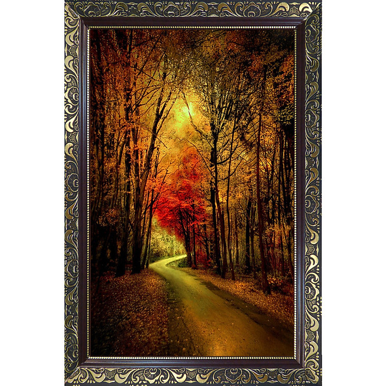 Tranh phong cảnh rừng lá đỏ 023