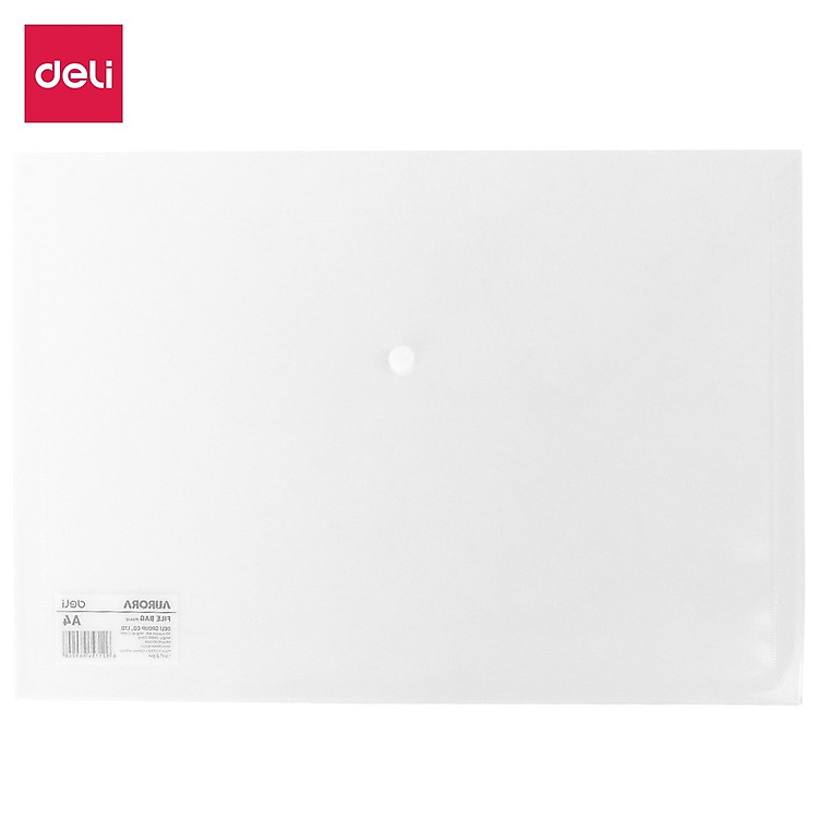 Bìa Nút Túi Hồ Sơ A4 Deli (Nhiều màu) - Ảnh 2