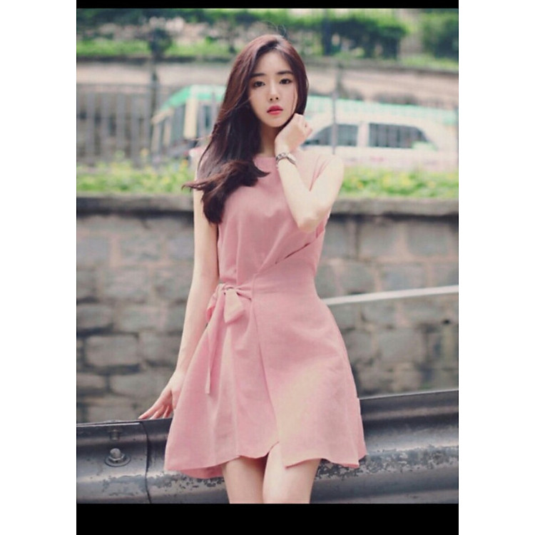 Đầm Hồng Đắp Tà