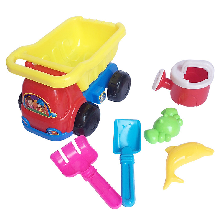 Bộ đồ chơi xúc cát ô tô 6 món