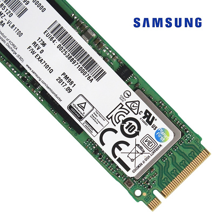 Ổ cứng gắn trong SSD PM981 NVMe 512GB – Hàng Nhập Khẩu
