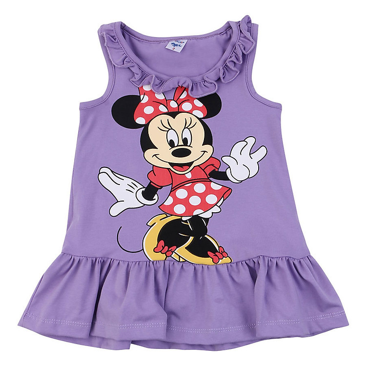 Đầm Bé Gái Mickey BONCHOP ĐBG-8092518TIM (Tím)