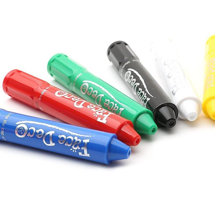 Bộ vẽ mặt AMOS Face Deco FD5B8 (6 + 2 màu) - Ảnh 2