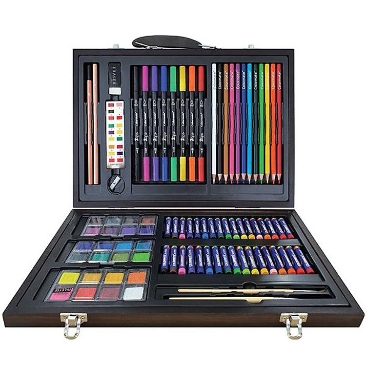 Bộ Màu Vẽ Hộp Gỗ MS-89W