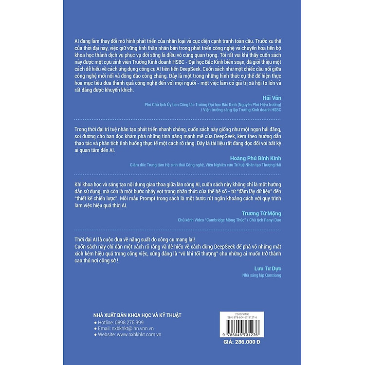 DeepSeek Hướng Dẫn Sử Dụng Toàn Diện Ứng Dụng Thực Tiễn Trong Mọi Lĩnh Vực Nghề Nghiệp - Ảnh 2