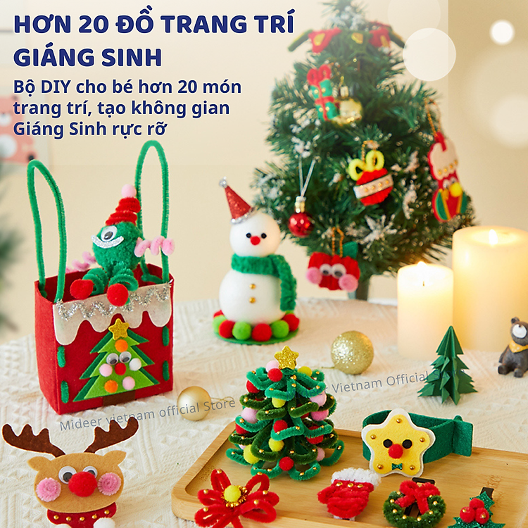 Mua Kẽm nhung trang trí cây thông Noel Chính hãng Giá tốt - Hình ảnh 3