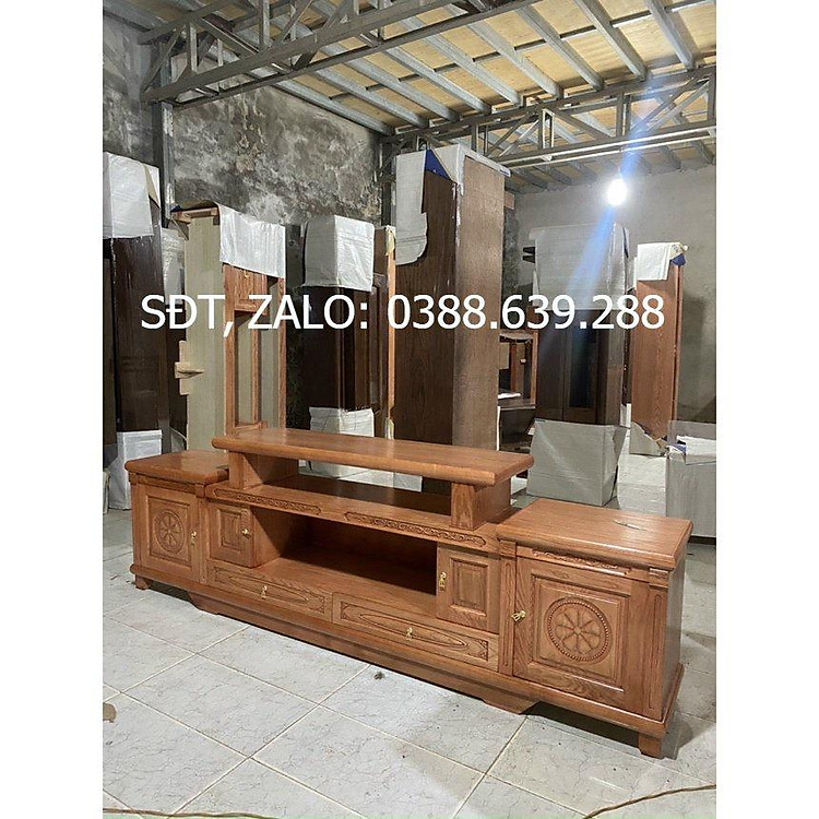 Kệ ti vi gỗ đẹp và hiện đại - BINHLONG03