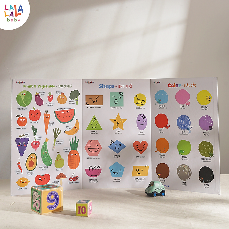 Mua Đồ Chơi Giáo Dục Bảng Gấp Song Ngữ Chính hãng Ưu đãi - Hình ảnh 4