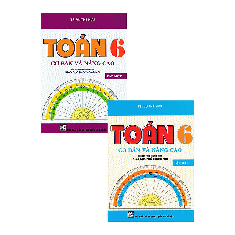 Combo Toán Cơ Bản Và Nâng Cao Lớp 6 - Tập 1+2 (Biên Soạn Theo Chương Trình Giáo Dục Phổ Thông Mới)
