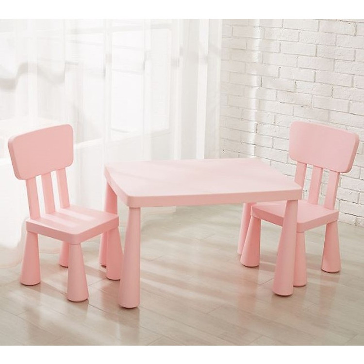 Bộ Bàn Ghế Nhựa ( Trẻ Em Mầm Non) Cao Cấp ( Hồng - Xanh Lá - Xanh Da Trời )