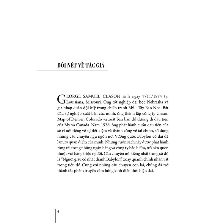 Người Giàu Nhất Thành Babylon (Bìa cứng) - Ảnh 2