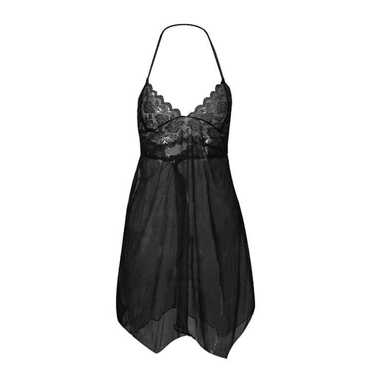 Lady Floral Bodydoll Nightgown V Neck Sleepwear Pajamas Nightdress