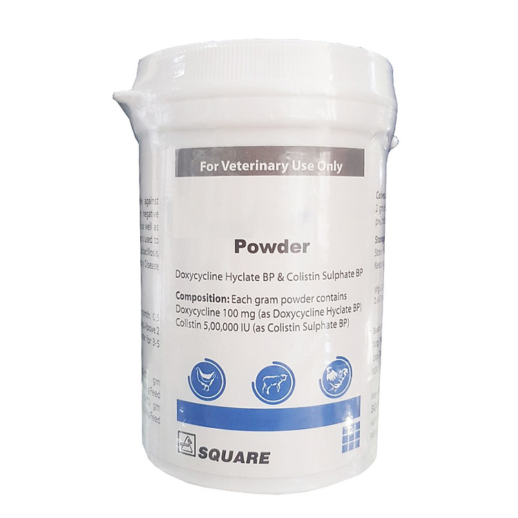 Đặc trị tiêu chảy viêm phổi cho gà và chim cảnh - Doxytin Vet 100g