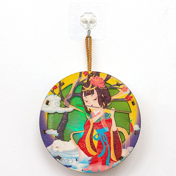 Lồng Đèn Trung Thu Gỗ Mộc Hằng Tròn Chính hãng Tiết kiệm - Hình ảnh 5