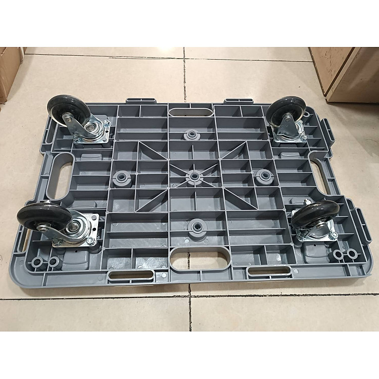 Xe Đẩy Dolly Sàn Nhựa Có Tay Cầm,Xe Đẩy Dolly 100 kg - Happy Move