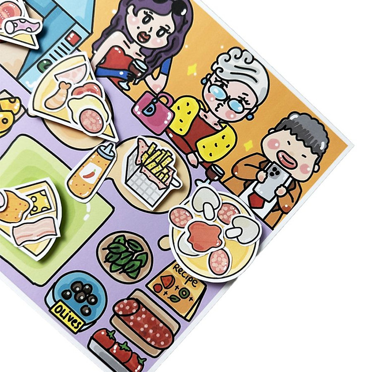 Bộ Tranh Tương Tác Cô Tiên Xanh Chính hãng Giá rẻ - Hình ảnh 4