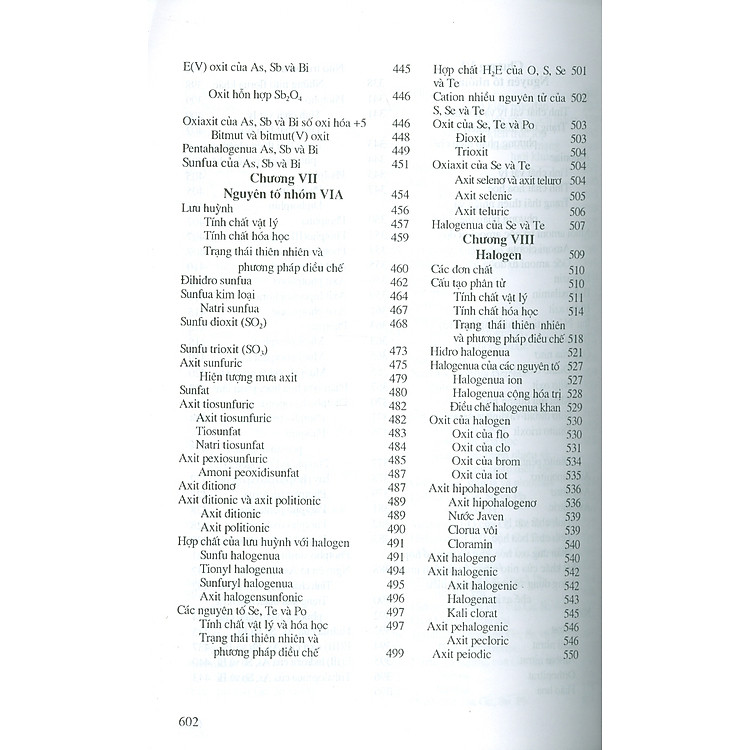 Hóa Học Vô Cơ Nâng Cao, Tập Hai - Các Nguyên Tố Hoá Học Tiêu Biểu (Tái bản) - Ảnh 7