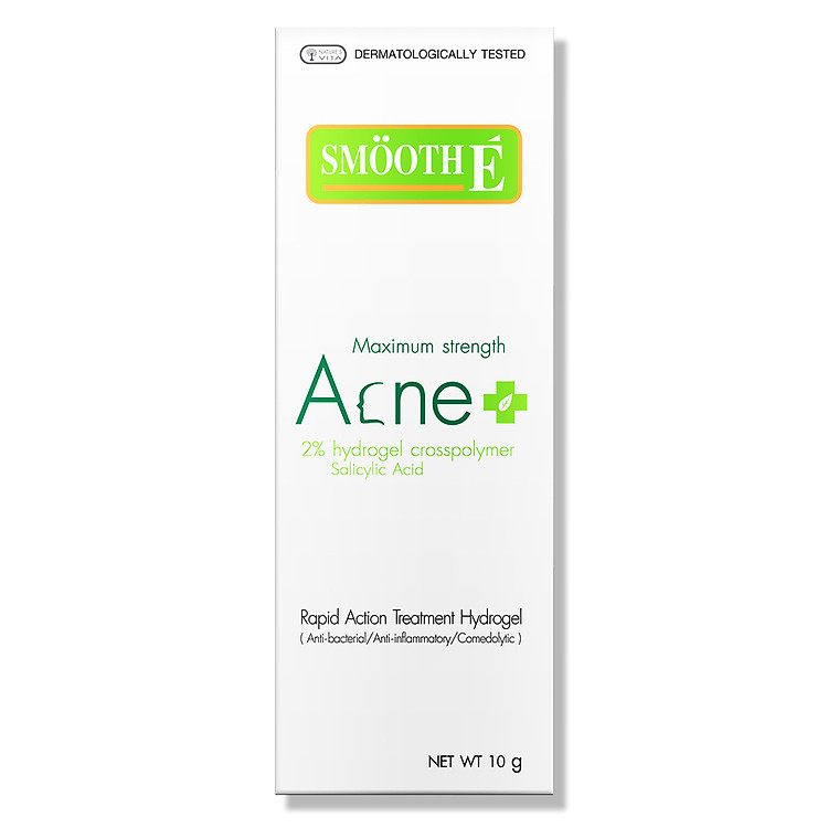 Kem dưỡng da ngăn ngừa mụn Smooth E Acne Hydrogel Plus (Salicylic Acid 2% & 4% - KLT: 10g)