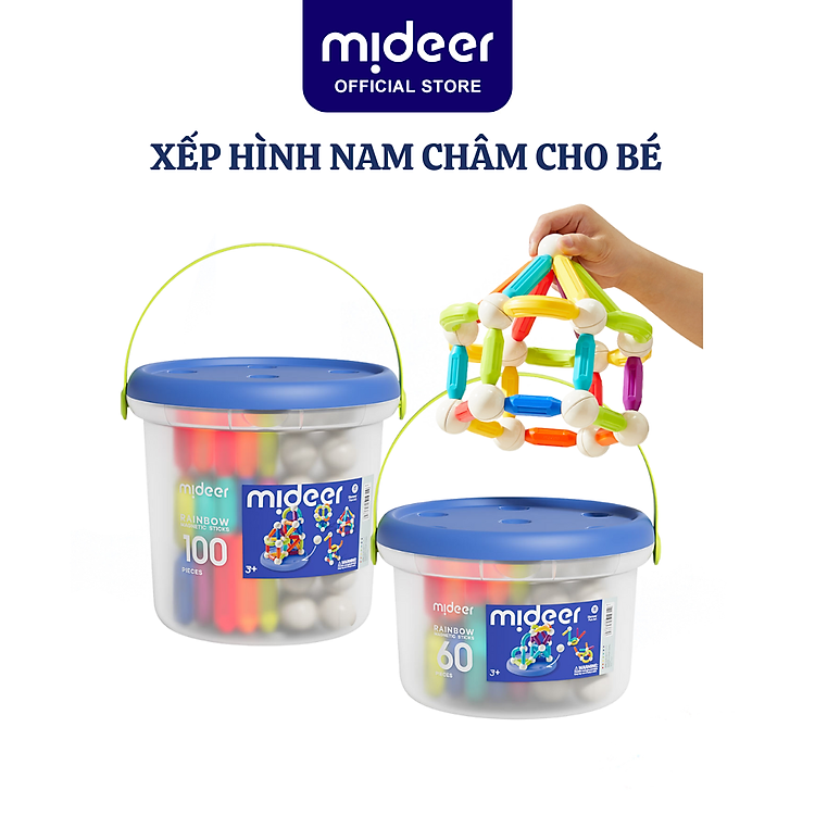 Mua tại Tiki: Xếp hình nam châm Mideer 60 pcs Chính hãng Tiết kiệm
