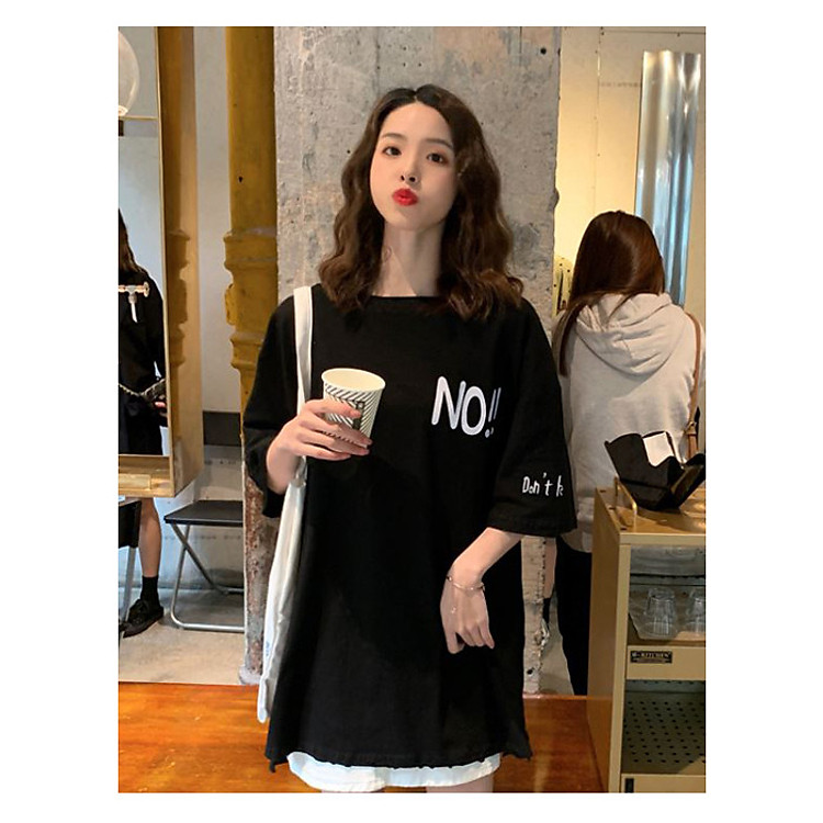 Áo thun nữ form rộng tay lỡ Unisex Freesize Don’t Hate cổ tròn thoáng mát Molly Urban