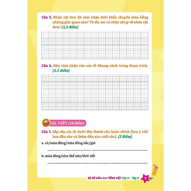 Bộ Đề Kiểm Tra Tiếng Việt Lớp 4 - Tập 2 - Ảnh 4